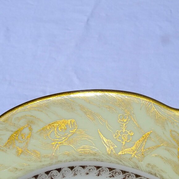 Wedgwood Fish Design Plates Set of 6 - Picture 6 of 7